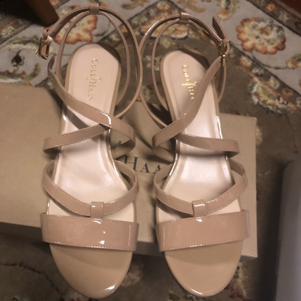 Cole Han Sandle nude/beige 6.5 NIB